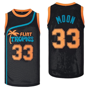 Maillot de basket-ball de haute qualité #33 pour hommes Logo personnalisé cousu et imprimé respirant Design grande taille - Product Image 3