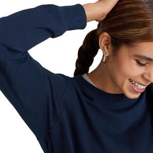 Nuevo 2025 Casual manga larga Crop Top cuello redondo sudaderas para mujer ropa de moda de talla grande suéter sostenible - Product Image 3