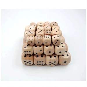 Dados de Madera Hechos a Mano de Primera Calidad, Diseño Moderno y Duradero para Campañas de Juegos de Rol, Añaden Autenticidad y Placer Táctil a la Experiencia de Juego - Product Image 5