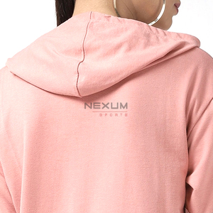 Sudadera con capucha y Top corto personalizado para mujer, sudaderas informales, Jersey recortado, Sudadera con capucha de gran tamaño para mujer, servicio OEM al por mayor - Product Image 5