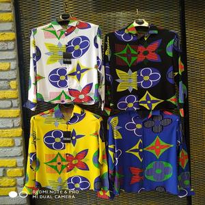 เสื้อเชิ้ตลำลองย้อมผ้าปอปลินสำหรับผู้ชายผ้าคอตตอนสี100% ลดริ้วรอยคอตั้ง2025 - Product Image 2