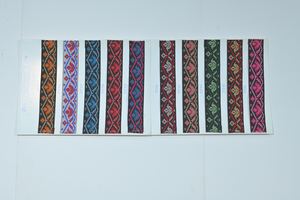 Traditioneller Stil Luxus Jacquard Spitzen besatz Exquisite Stickerei Gestreiftes Muster Bekleidung Mode Textil Kreationen Phantasie Stil - Product Image 2