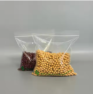 Sac en plastique à fermeture éclair PE blanc Transparent ou clair sac Ziplock recyclable de haute qualité pour emballage alimentaire marque HM - Product Image 3