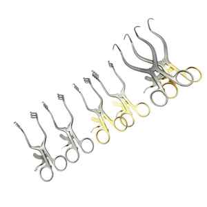 Ensemble d'instruments orthopédiques Weitlaner de haute qualité, rétracteur auto-serrant en acier inoxydable plaqué or, manuel, ISO 13485 CE - Product Image 3