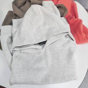 Sweat à capuche uni pour hommes et femmes-Pull en coton de qualité supérieure avec ton neutre et design de base pour les sweats à capuche quotidiens - Product Image 3