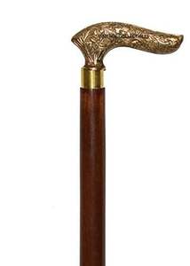 Canne en bois de qualité supérieure avec poignée en métal Handmade Factory Outlet - Product Image 2