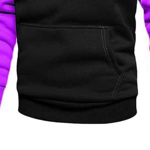 Vente en gros de sweats à capuche surdimensionnés de couleur unie de haute qualité pour hommes pulls à capuche personnalisés en coton de haute qualité pour hommes - Product Image 5