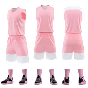 Tenue de sport d'extérieur 2026 en polyester, haute qualité, légère, meilleur design, logo personnalisé, uniforme de basketball - Product Image 1