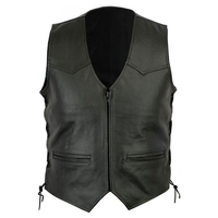 Chaleco de Motociclista de Cuero Ligero con Bordado Personalizado para Hombre, Chaleco de Motociclista de Moda en Talla Grande, Precio Económico, Diseño Personalizado OEM