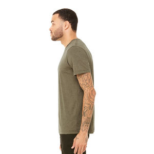 Camiseta de Algodón 100% Personalizada, Gruesa y Transpirable, Ropa de Gimnasio para Fisicoculturismo con Manga Corta y Diseño de Impresión en Caliente - Product Image 3