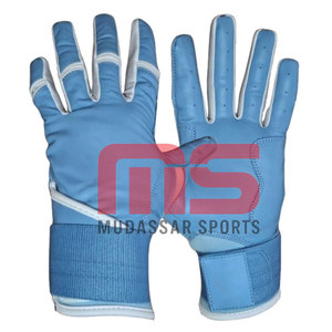 Guantes de bateo de béisbol de ajuste flexible puño largo al por mayor guantes deportivos duraderos transpirables personalizados - Product Image 1