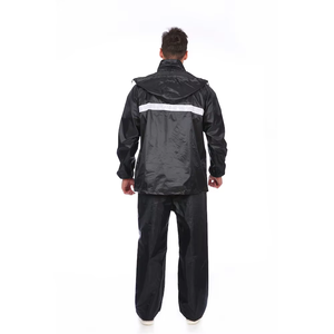Conjunto de pantalón impermeable y ligero para la lluvia, venta al por mayor, equipo de pesca y motocicleta con cierre de cremallera, logotipo frontal sólido para invierno - Product Image 2