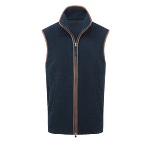 High Quality Cheap Price Outer Wear <b>Fleece</b> <b>Gilets</b> Solid Color Windproof Keep Warm Winter Cotton WInter Vest <b>Men</b> With Side Pocket - Product Image 1