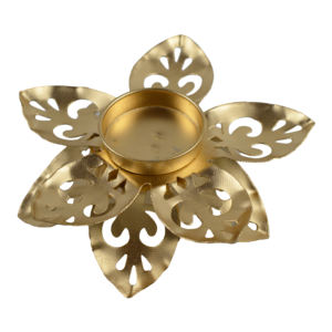 Brillant argent fer T support de lumière créatif Foiling Design salon Table à manger bougie décoration accessoires bougeoirs en métal - Product Image 5