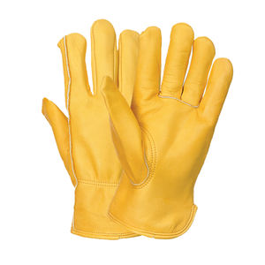 Guantes de trabajo de color personalizados hechos en fábrica Guantes de trabajo de seguridad hechos de cuero antideslizantes de alta calidad superventas - Product Image 5