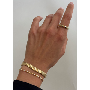 Vintage <b>Gold</b> Cobra Bold Fashion Cuff Bracelet - Product Image 4