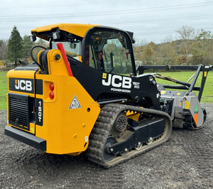 JCB Skid Steer Loader Diesel Mulcher Attachment Hydraulic Forestry Mower Kohler Engine for Tree Branches Grass <b>Brush</b> <b>Vegetation</b> - Product Image 6