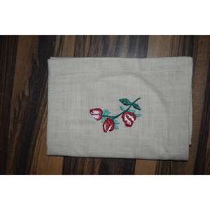 Mantel de Mesa Reutilizable de Alta Calidad para Bodas, Mantel Bordado de Algodón para Exportación, Disponible a Bajo Precio - Product Image 1