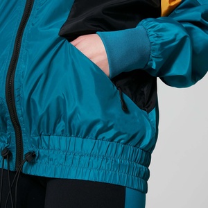 แจ็คเก็ตกันลมไนลอนมีฮู้ดสำหรับผู้หญิงเสื้อแจ็คเก็ตกันลมทำจากโพลีเอสเตอร์ไนล่อนกันลม2025 100% - Product Image 5