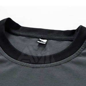 Best Selling Winter Casual Solid Eco-Friendly Custom Logo <b>Men</b> Two-Piece T-Shirt & <b>Shorts</b> Sets - Product Image 4