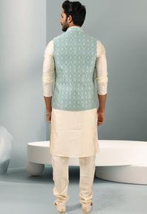 Venta al por mayor de productos de moda Shalwar Kameez personalizados a precio barato para hombres Salwar Kameez a la venta - Product Image 3