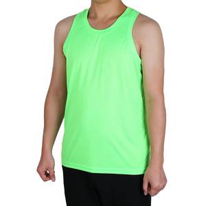 Singlet de course respirant en coton et bambou avec impression sérigraphique personnalisée, anti-UV, à séchage rapide, sans couture, pour le sport et le fitness - Product Image 2