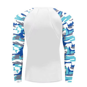 Premium Quality <b>Men's</b> Compression Shirt <b>Rash</b> <b>Guard</b> BJJ Training Tops T Shirt Gym MMA <b>Rash</b> <b>Guard</b> - Product Image 3