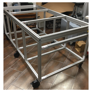 Banco de trabajo de aluminio con servicio de corte CNC Extrusión Serie 6000 para talleres - Product Image 3