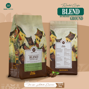 HANCOFFEE Café Molido Especial Personalizado ODM/OEM, Robusta Arábica, Tueste Medio, con Sabor Neutro, Empaquetado en Bolsa - Product Image 5