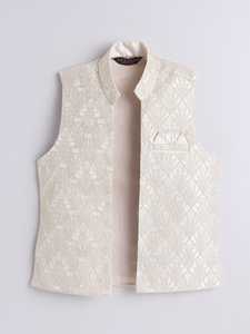 Sherwani Clásico de Diseñador para Niños, Traje Tradicional de Seda para Bodas y Fiestas, Estilo Cultural - Product Image 2