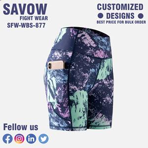 Shorts de Yoga para Mujer, Elásticos, de Secado Rápido, Transpirables, Pantalones Cortos Deportivos Sin Costuras, Talla XS Extra Pequeña - Product Image 2