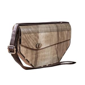 World Craft Impex Sac à bandoulière en bois naturel pour femme Fait à la main Style bohème Vintage Fleurs durables Toutes les saisons Usage quotidien - Product Image 1