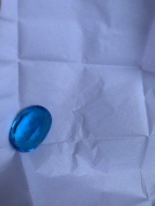 Topaze bleue naturelle de qualité AA+, de forme ovale, certifiée, 38,45 carats, pour la fabrication de bijoux - Product Image 5