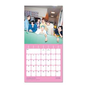 Calendario de Pared Estilo Moderno BTS 2026 - Product Image 3