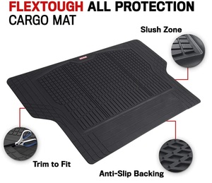 แผ่นรองพื้นท้ายรถยนต์ Motor Trend Premium Auto Parts Flex Tough All-Protection สำหรับ AC Schnitzer X5 E70 SUV ปี 2010-2019 กำลังลดราคา - Product Image 2