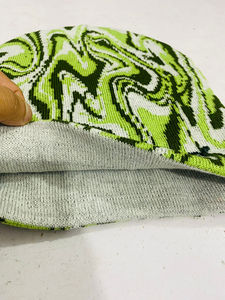 Bonnet en tricot patchwork personnalisé, style streetwear, unisexe, bonnet léger en tricot - Product Image 4