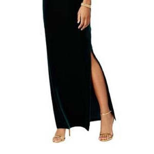 Vestito a tubino verde senza maniche da donna Vince Camuto, lunghezza intera, taglia 2, vita naturale - Product Image 3