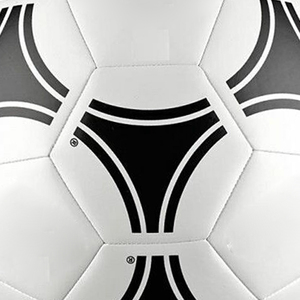 Pelota de entrenamiento de cuero PU para fútbol, cosida a máquina, agarre duradero, pelota de juego de deportes profesional para exteriores - Product Image 6