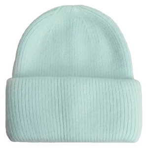 Bonnets en tricot coréens pour l'automne et l'hiver, hommes et femmes, chauds, tendance, polyvalents, tricot épais, logo personnalisable, style japonais, nœuds à pois, plage - Product Image 2