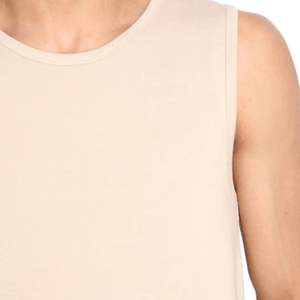 Débardeur d'été décontracté pour hommes séchage rapide 100% coton tricot conception Logo personnalisé coupe ample sans manches gilet de sport pour l'extérieur - Product Image 2