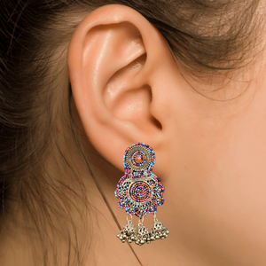 ต่างหูลูกปัดปักสำหรับเด็กผู้หญิงต่างหูลูกปัดหลากสีตามสั่งสำหรับผู้หญิงเครื่องประดับงานปาร์ตี้ในราคาที่ดีที่สุดต่างหูลูกปัด - Product Image 2