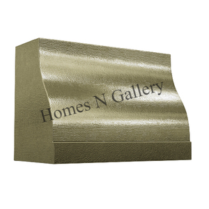 Campana extractora de cocina de acero inoxidable para montaje bajo gabinete, estilo rústico para isla de cocina, tipo chimenea - Product Image 5