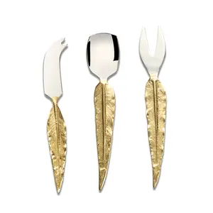 Juego de cubertería de metal éxito de ventas, juego de queso para utensilios de cocina de buena calidad con juego de cubertería de metal de diseño elegante a precios razonables - Product Image 4