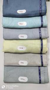 Tissu 100% Lin 70 Lea 120 g/m² Teint Uni Textile de Maison Respirant Tissé 58/60 Pouces Poids Moyen Couleurs Unies - Product Image 2