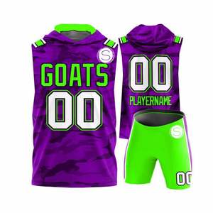 Lycée et collège pour l'athlétisme 7v7 Uniforme de football respirant avec fonction réfléchissante - Product Image 3