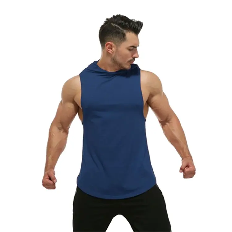 New Arrival Custom Logo Printed Gym Wear Sports Tank Top Stylish Gym Singlet Vest Men Tie Dye Tank Top