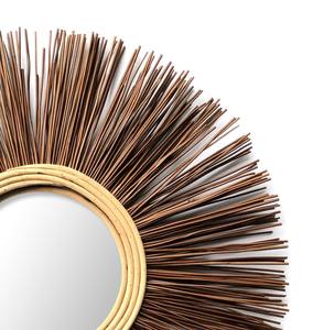 Producto de Venta caliente espejo de baño de ratán de bambú decoración espejos decoración pared Natural seguro mimbre muebles de dormitorio - Product Image 2