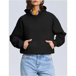 Sudadera con Capucha de Algodón 100%, Personalizada con Bordado, Cuello Redondo Clásico, Corte Holgado, Cómoda para Todas las Temporadas - Product Image 6