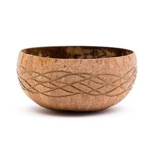 Tazón de Madera de Mango Pintado a Mano, Diseño Moderno Ecológico, Patrón de Hojas Esmaltadas, Tazón de Madera Hecho a Mano Personalizado al por Mayor - Product Image 2