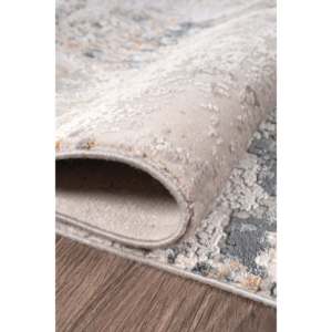 Tapis moderne beige Netline Home Depot MD007 80x150 cm en fibres synthétiques durables, anti-peluches, facile à nettoyer pour chambre et bureau - Product Image 2